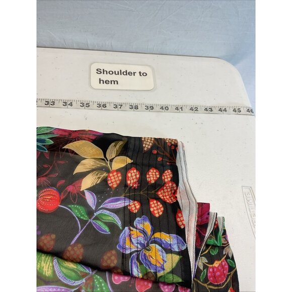 NEW Maeve Anthropologie Black White Floral Crew Neck Osceola Sweater Dress S - Picture 8 of 14